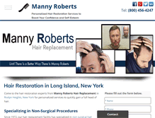 Tablet Screenshot of hairreplacementny.com